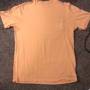 Orange, Vineyard Vines short sleeve shirt.